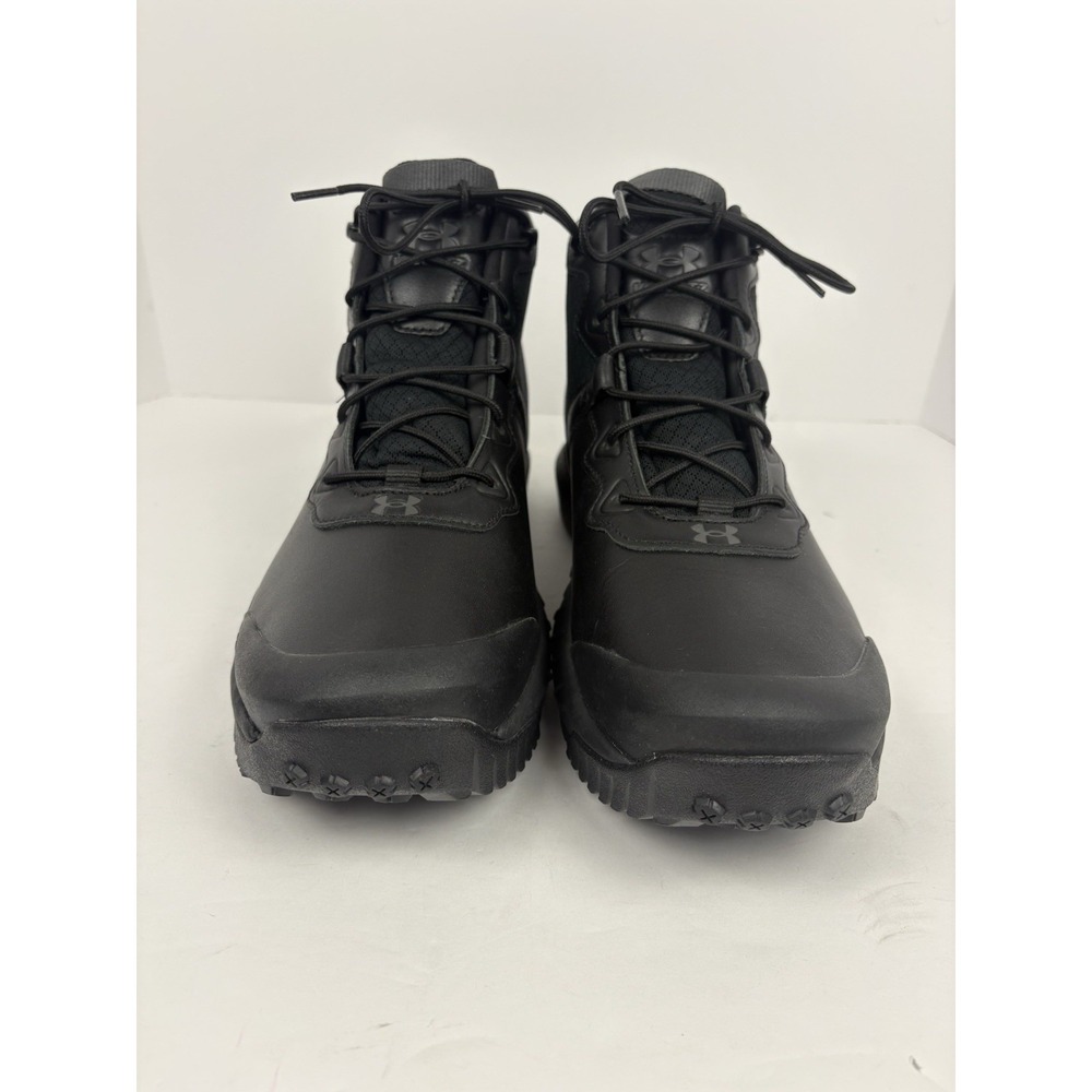 NWOT Under Armour Micro G Valsetz Mid Black Tactical Stormproof Boots Men's 12 - Picture 3 of 15